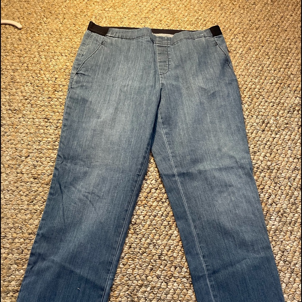 Uniqlo Jean-slacks pant medium wash Size L waist 30-32